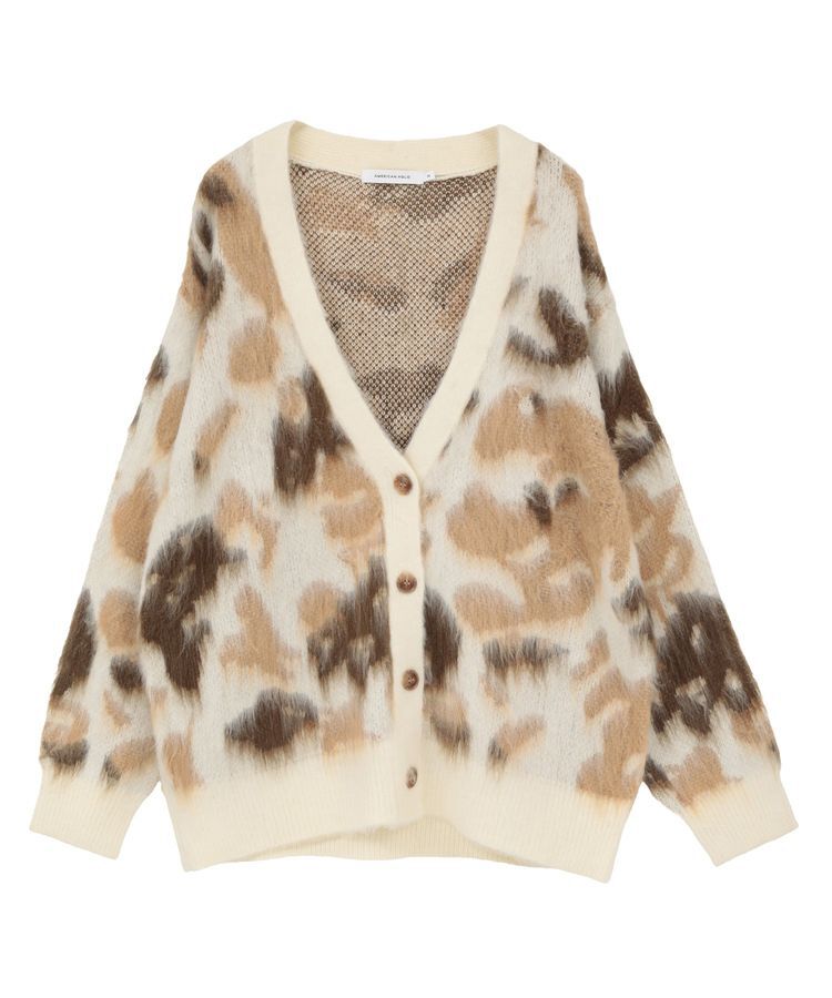 AMERICAN HOLIC「ニュアンス柄ニットカーディガン」|カーディガン|