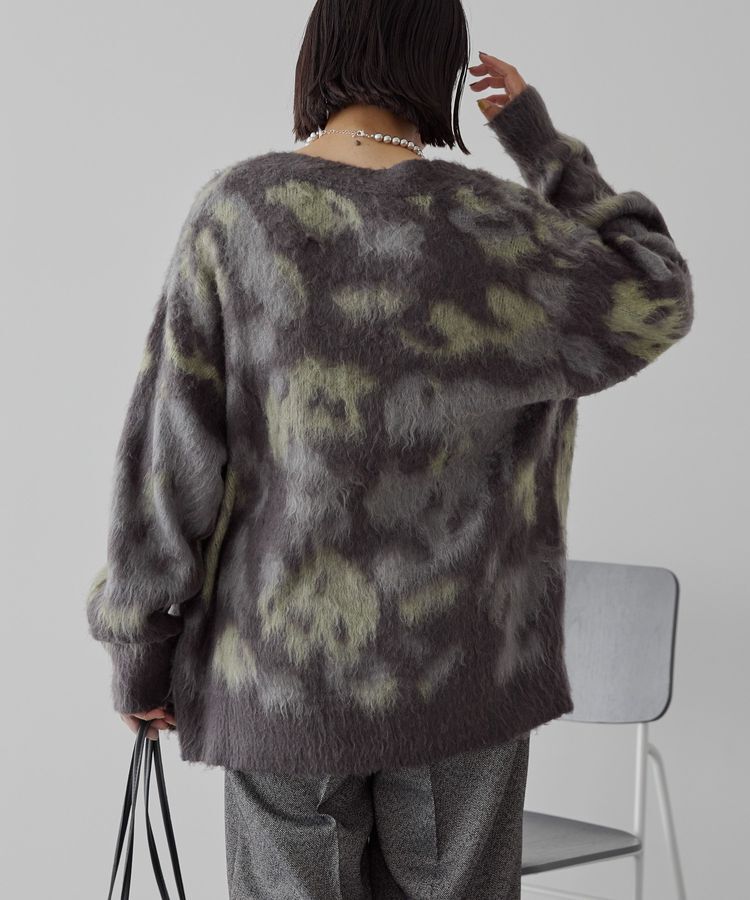 AMERICAN HOLIC「ニュアンス柄ニットカーディガン」|カーディガン|