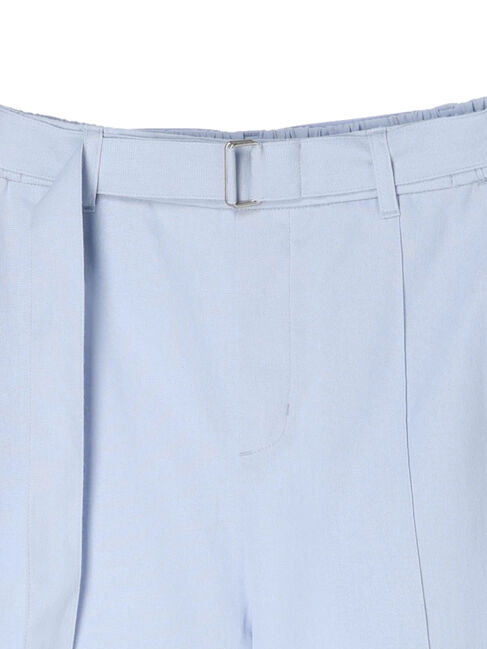 Green Parks「綿麻混バックルベルト付テーパードパンツ」|その他|