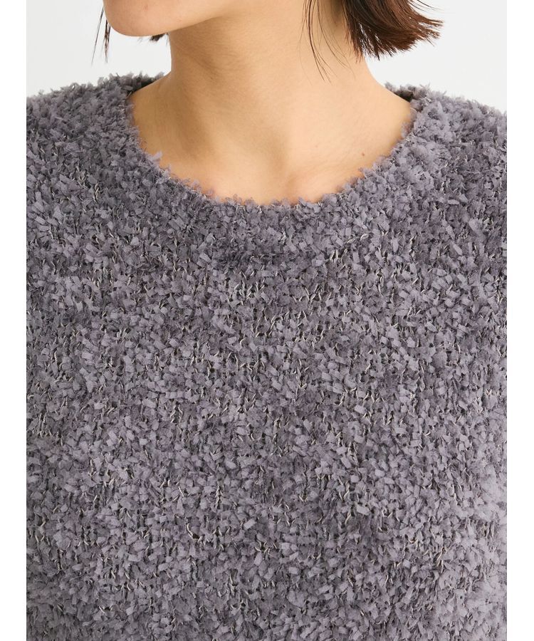 Green Parks「テープヤーン半袖ニットプルオーバー」|ニット・セーター|