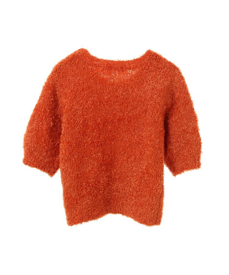 Green Parks「テープヤーン半袖ニットプルオーバー」|ニット・セーター|