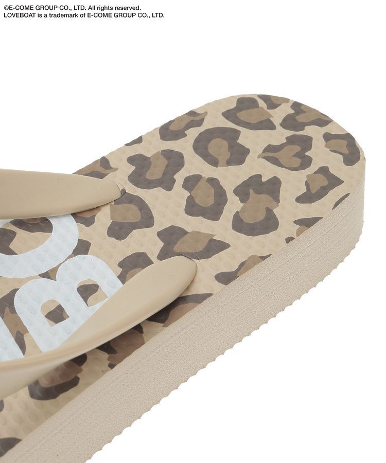 Green Parks「■LOVEBOAT レオパードビーチサンダル」|サンダル|