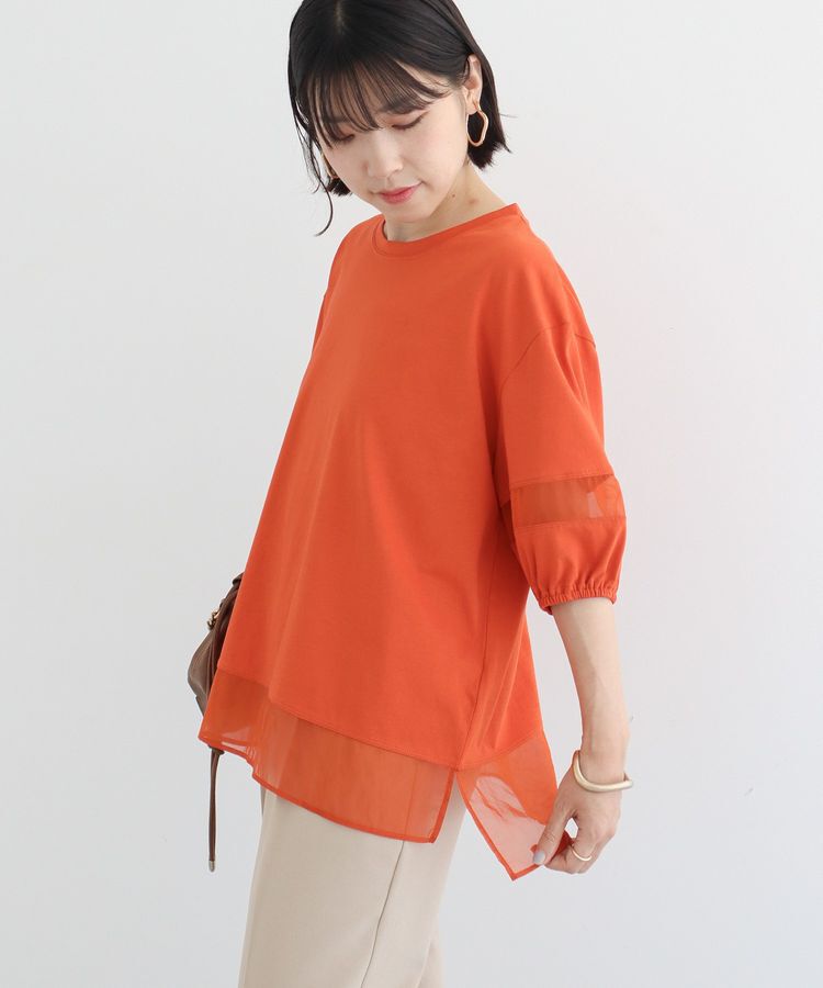 armonia「シアードッキングプルオーバー2」|Tシャツ・カットソー|Orange