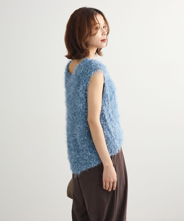 Green Parks「フェザーヤーンニットベスト」|ベスト・ジレ|