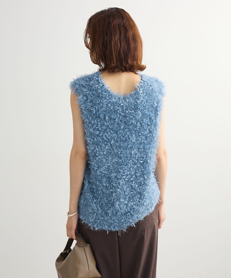 Green Parks「フェザーヤーンニットベスト」|ベスト・ジレ|