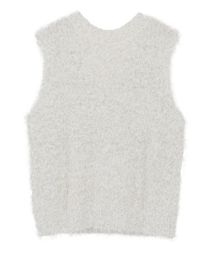 Green Parks「フェザーヤーンニットベスト」|ベスト・ジレ|