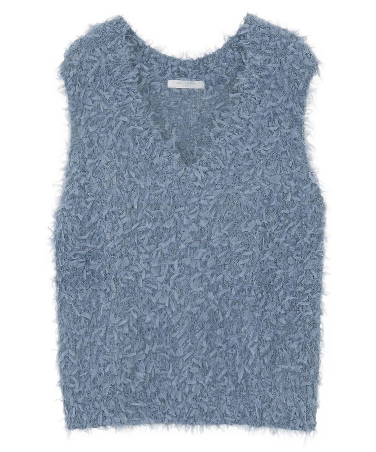 Green Parks「フェザーヤーンニットベスト」|ベスト・ジレ|