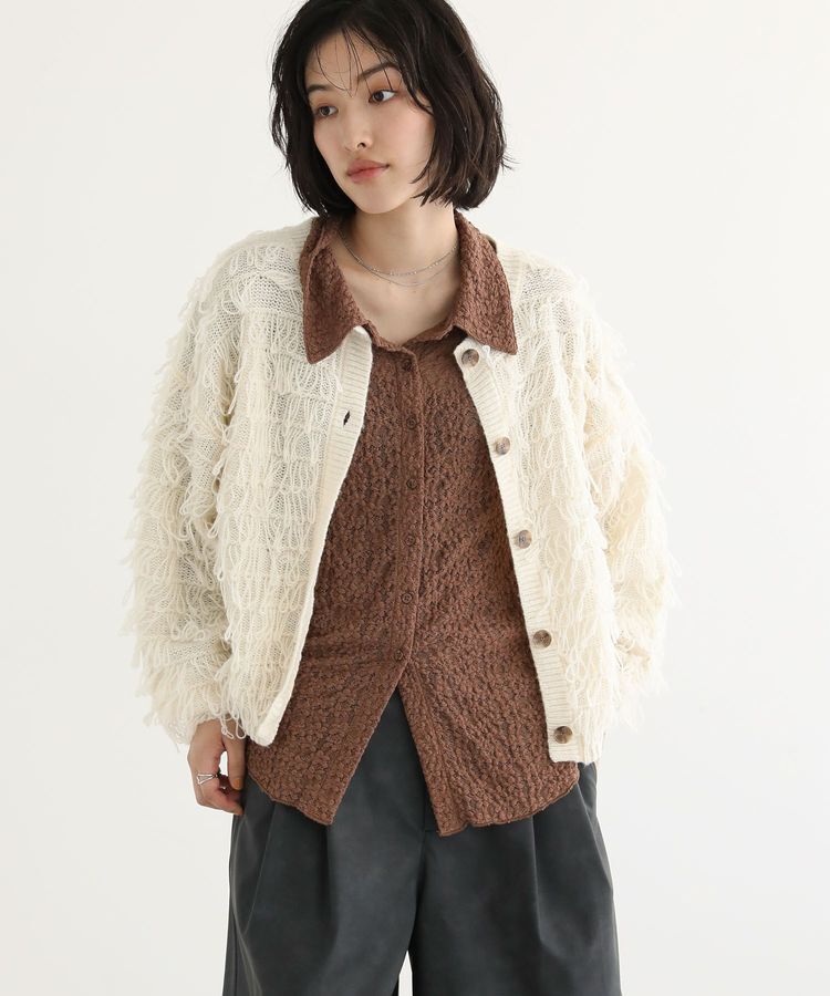 Green Parks「ループニットカーディガン」|カーディガン|