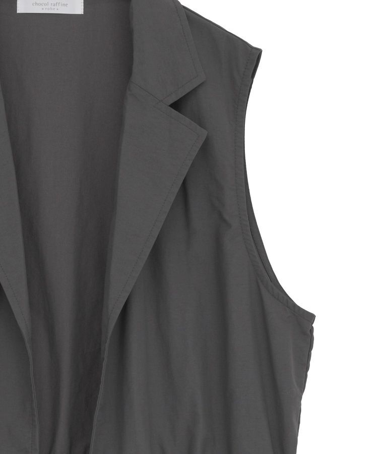 Green Parks「ウエストドロストナイロンベスト」|ベスト・ジレ|