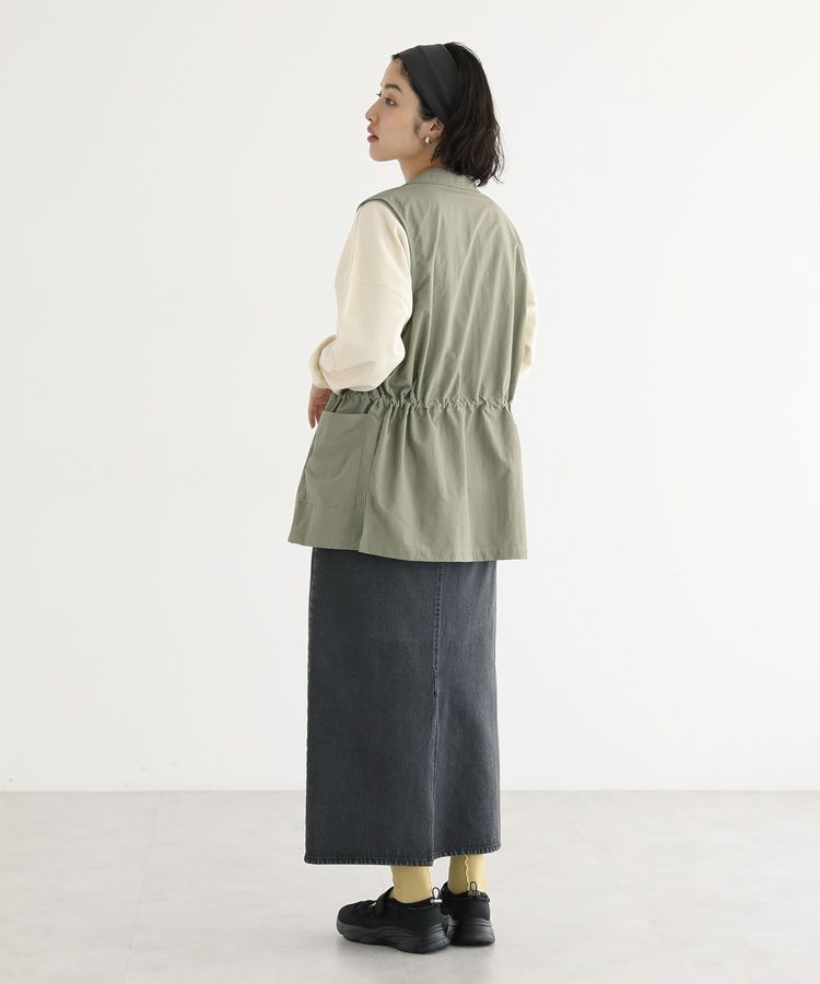 Green Parks「ウエストドロストナイロンベスト」|ベスト・ジレ|