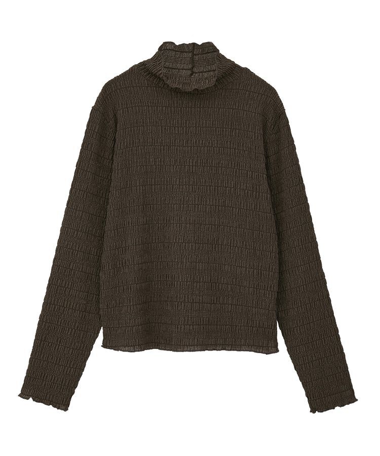 Green Parks「・Petit Fleur ジャガードハイネックロンTEE」|Tシャツ・カットソー|