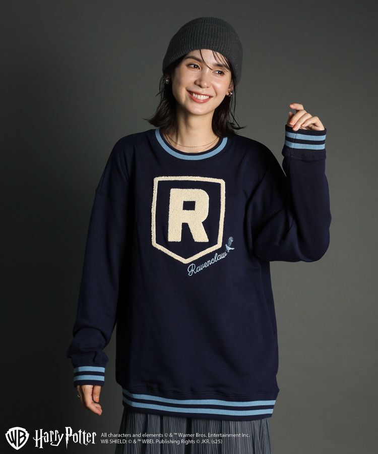 Green Parks「ハリー・ポッター/サガラ刺繍ロゴプルオーバー」|Tシャツ・カットソー|Navy