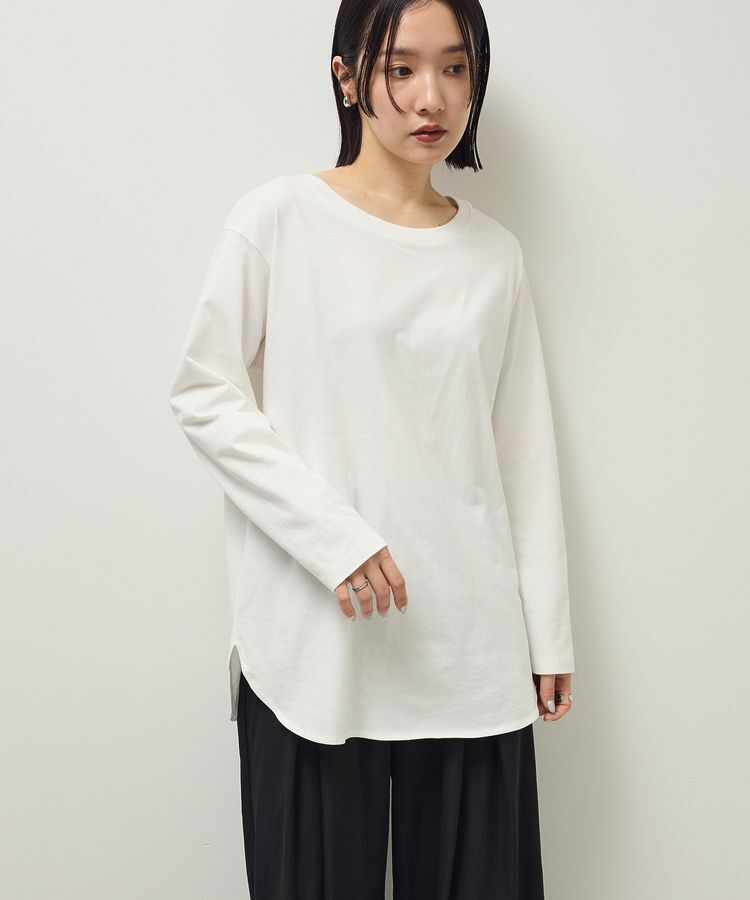 Green Parks「【WEB限定】裾ラウンドホワイトインナー」|インナー|