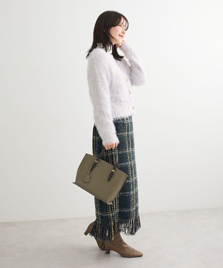 Green Parks「・Petit Fleur シャギーニットカーディガン」|カーディガン|