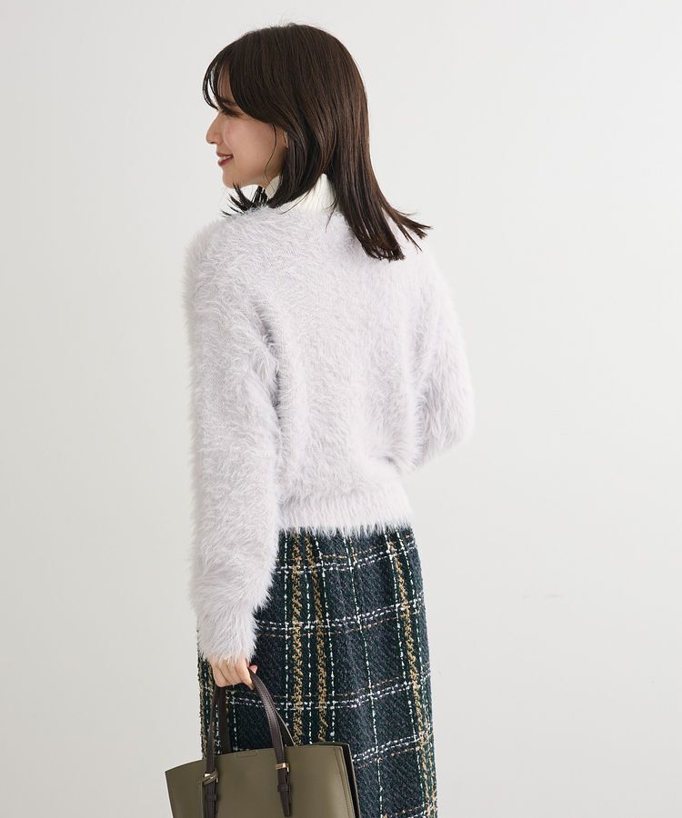 Green Parks「・Petit Fleur シャギーニットカーディガン」|カーディガン|