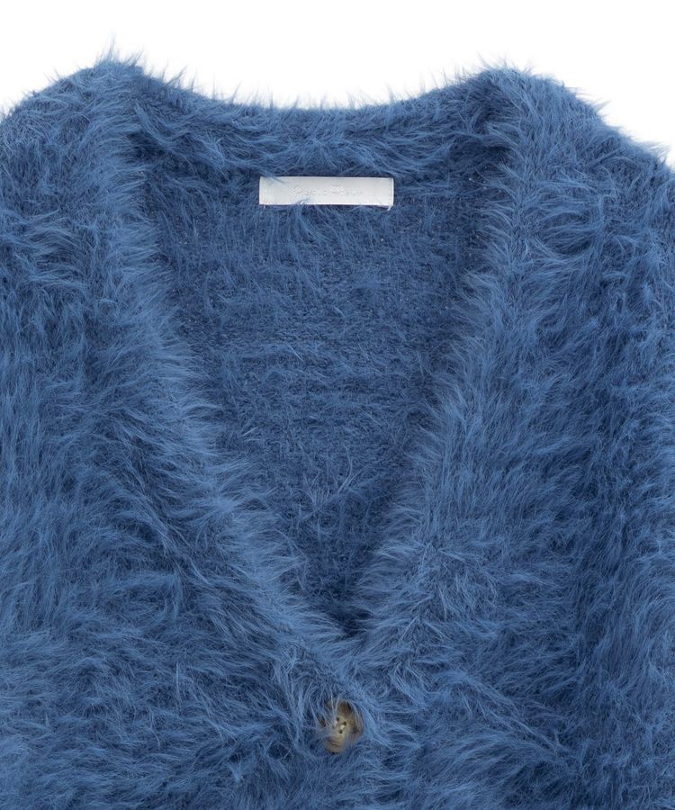 Green Parks「・Petit Fleur シャギーニットカーディガン」|カーディガン|