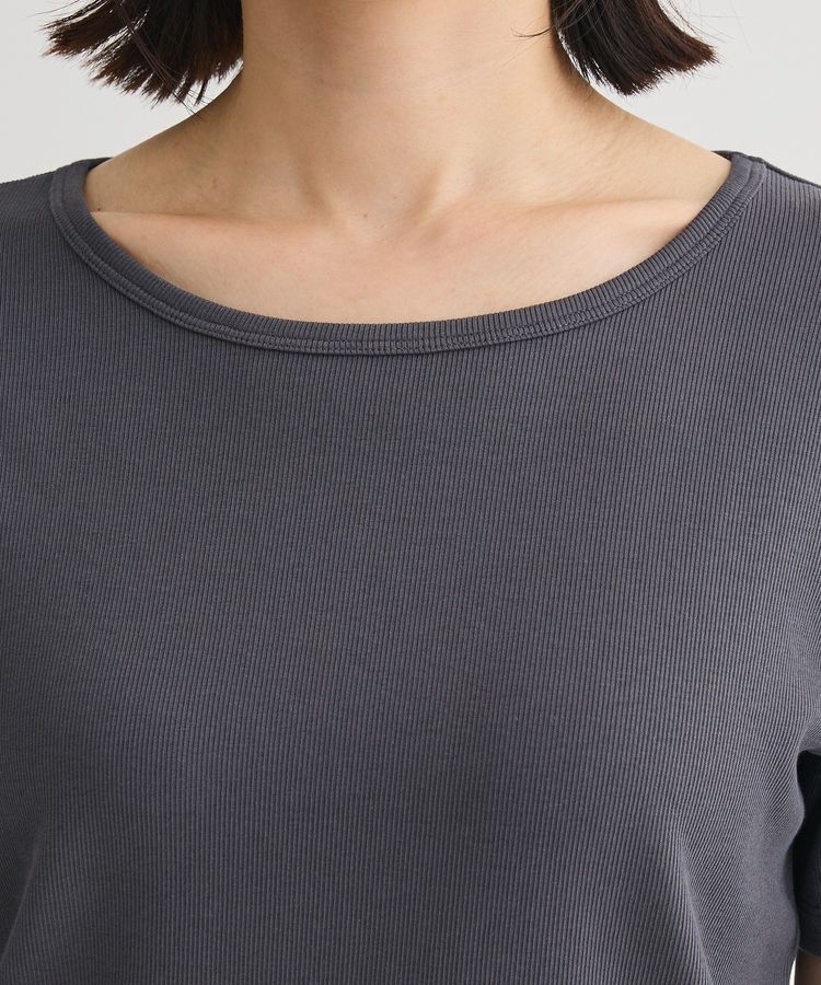 Green Parks「T.5分袖リブプルオーバー」|キャミソール|