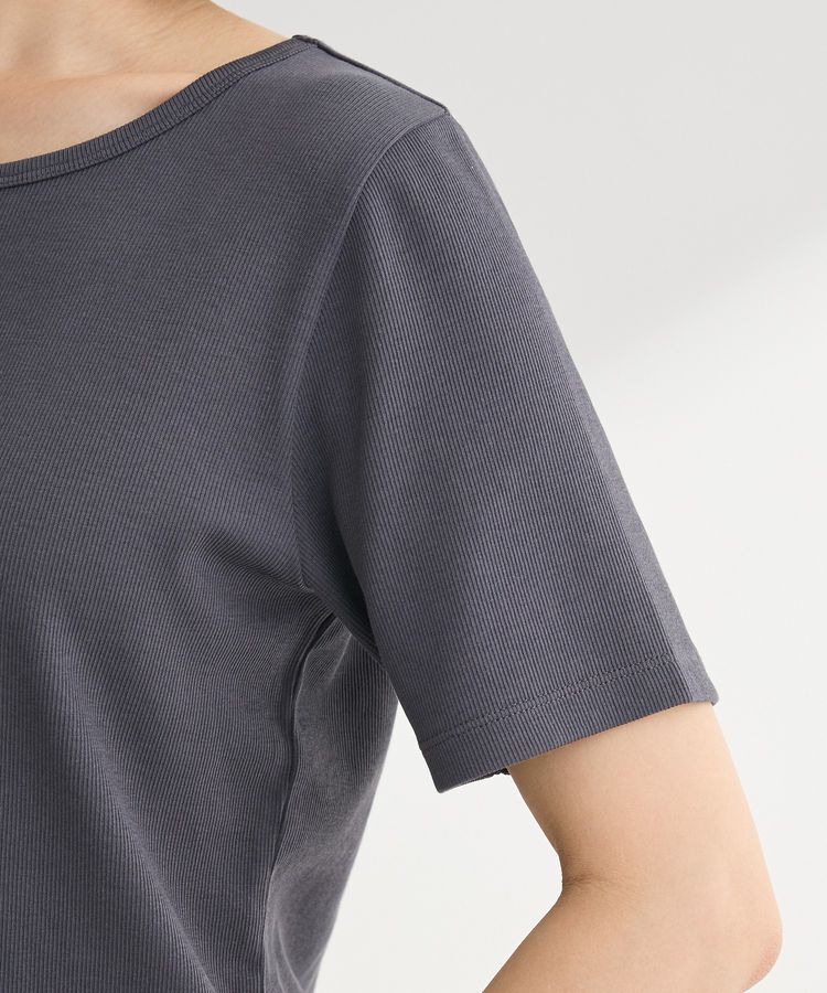 Green Parks「T.5分袖リブプルオーバー」|キャミソール|