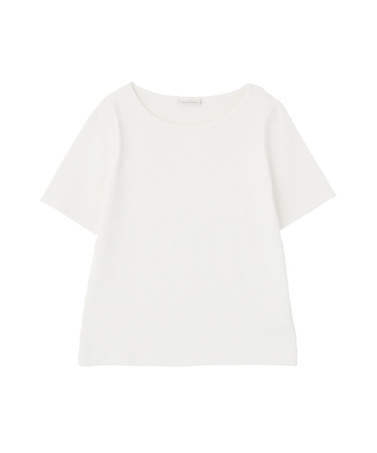 Green Parks「T.5分袖リブプルオーバー」|キャミソール|