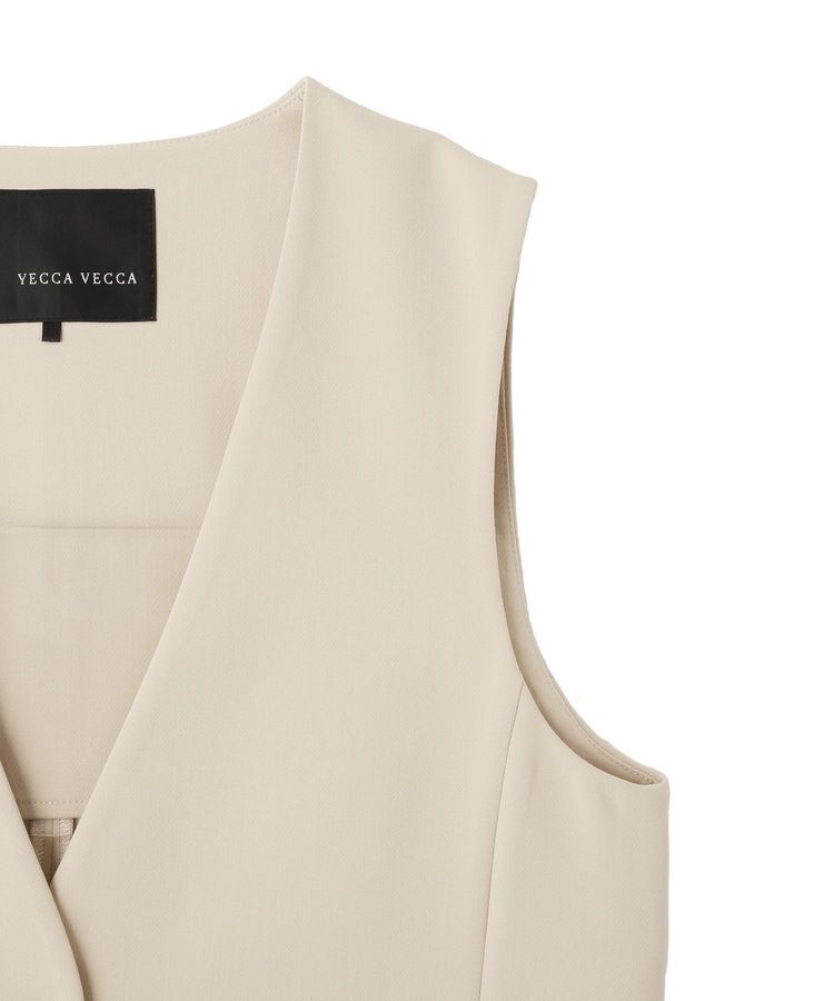 YECCA VECCA「ノーカラージレ」|ベスト・ジレ|