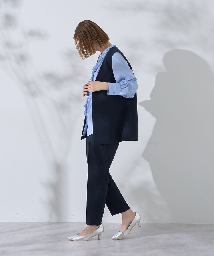 YECCA VECCA「ノーカラージレ」|ベスト・ジレ|