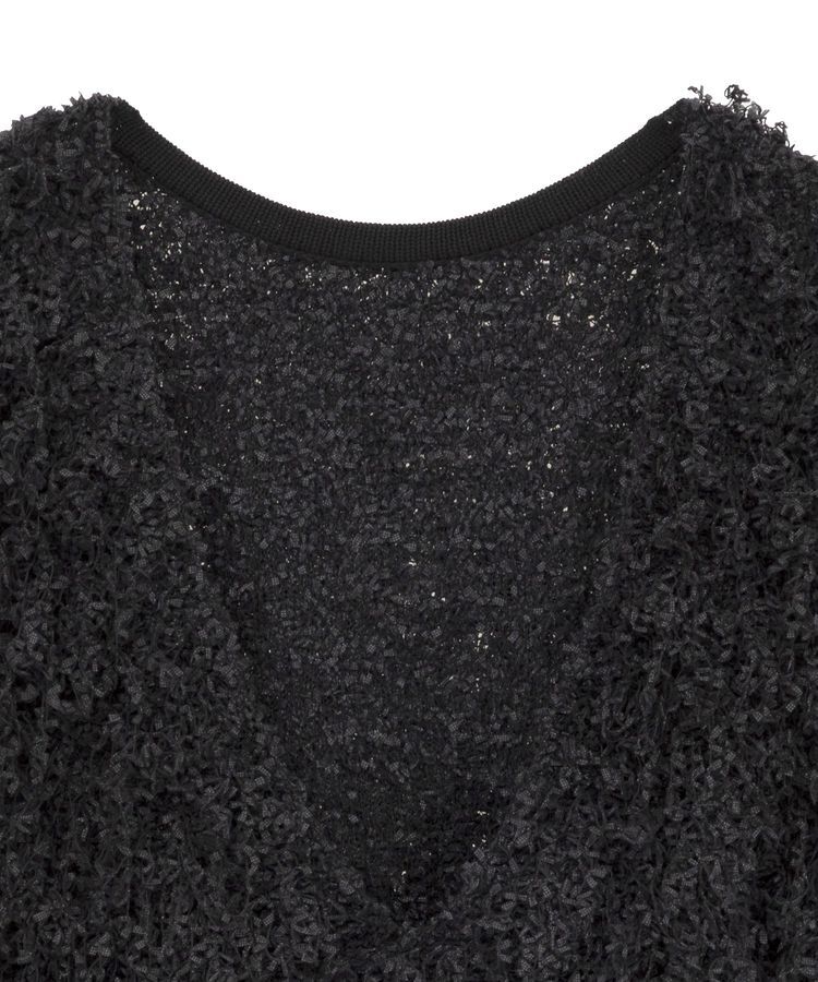 GARAGE OF GOOD CLOTHING「リボンヤーンVネックベスト」|ベスト・ジレ|