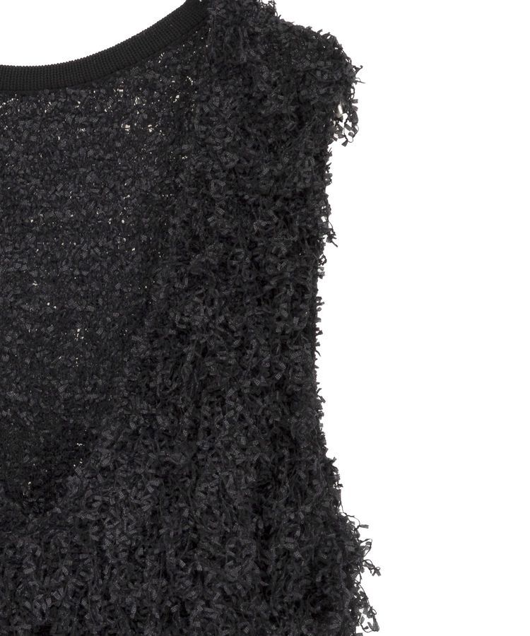 GARAGE OF GOOD CLOTHING「リボンヤーンVネックベスト」|ベスト・ジレ|