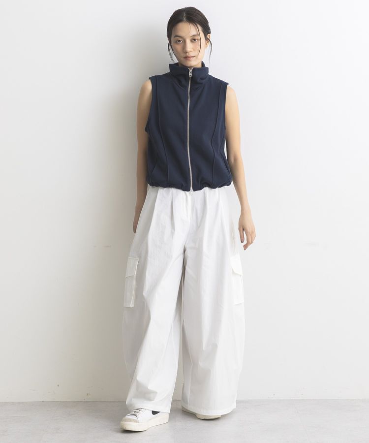 GARAGE OF GOOD CLOTHING「【日本製】裏毛ドロストショートベスト」|ベスト・ジレ|