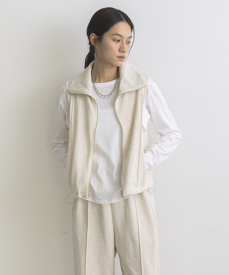 GARAGE OF GOOD CLOTHING「【日本製】裏毛ドロストショートベスト」|ベスト・ジレ|