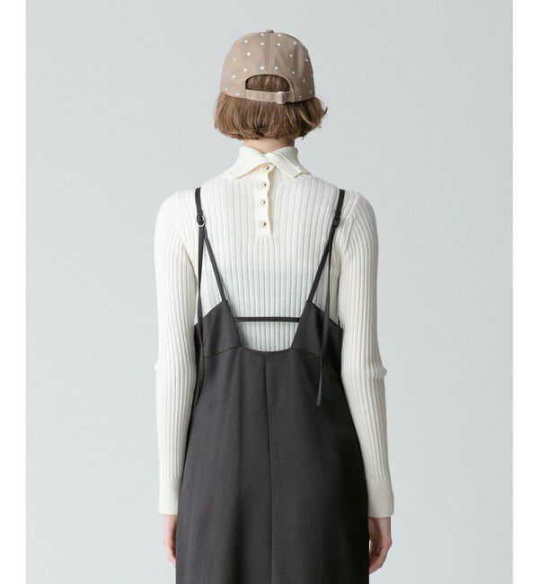 allureville「釦ディティール2WAY ネックリブプルオーバー」|その他|