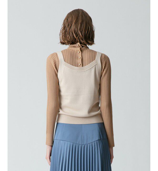 allureville「釦ディティール2WAY ネックリブプルオーバー」|その他|