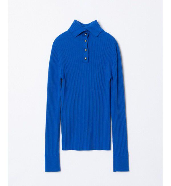 allureville「釦ディティール2WAY ネックリブプルオーバー」|その他|