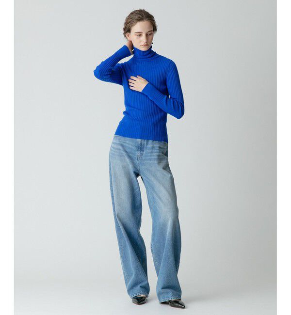 allureville「釦ディティール2WAY ネックリブプルオーバー」|その他|