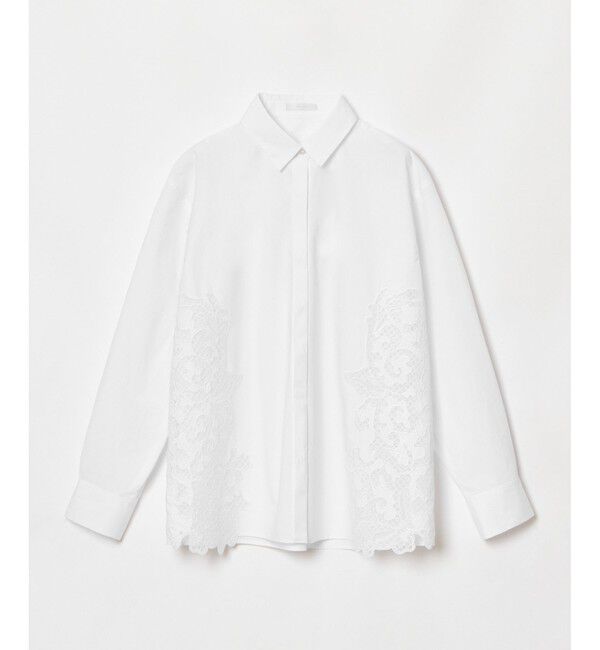 allureville「サイドエンブロイダリーシャツブラウス」|シャツ・ブラウス|
