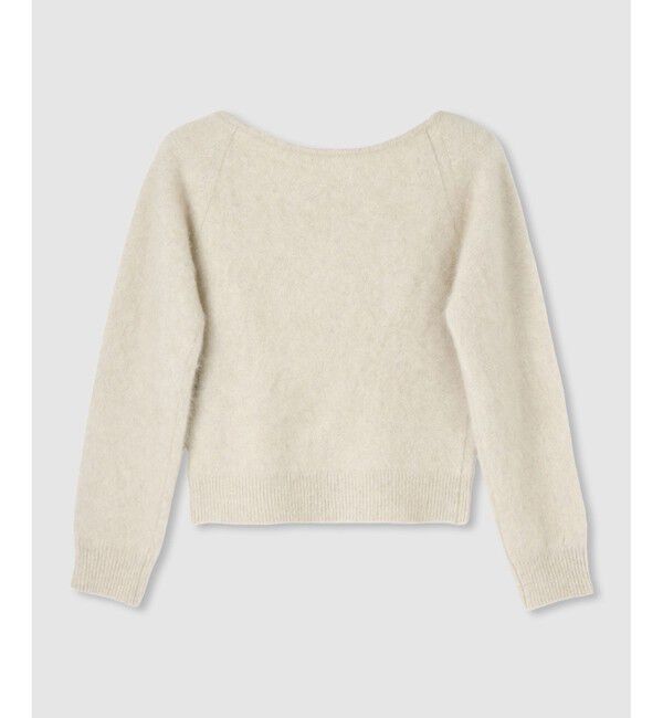 LOULOU WILLOUGHBY「【LOULOU WILLOUGHBY】カシミヤブレンドファー加工プルオーバー」|ニット・セーター|