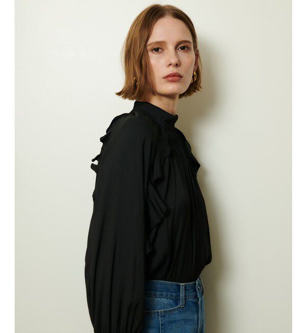 allureville「フリルスリーブブラウス」|シャツ・ブラウス|