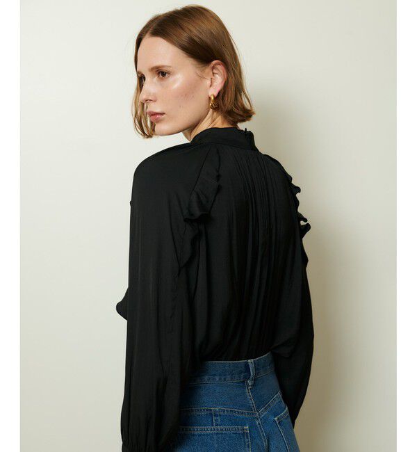 allureville「フリルスリーブブラウス」|シャツ・ブラウス|