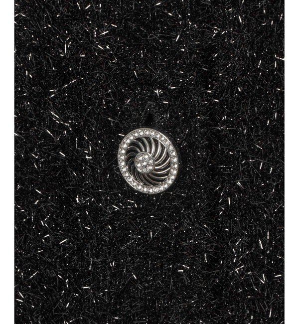 LOULOU WILLOUGHBY「【LOULOU WILLOUGHBY】フィルムラメミドルカーディガン」|カーディガン|