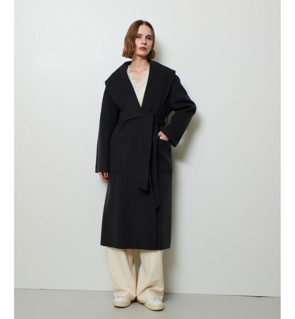 allureville「カシミヤ混リバーショールコート」|その他|