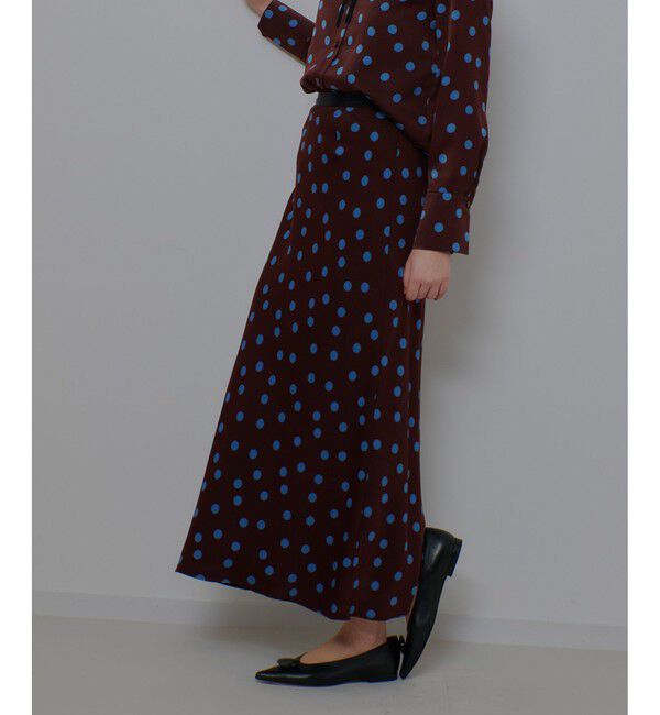 allureville「コインドットナロースカート」|スカート|