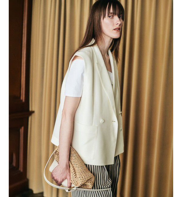 allureville「エコカラミボックスジレ」|その他|オフホワイト