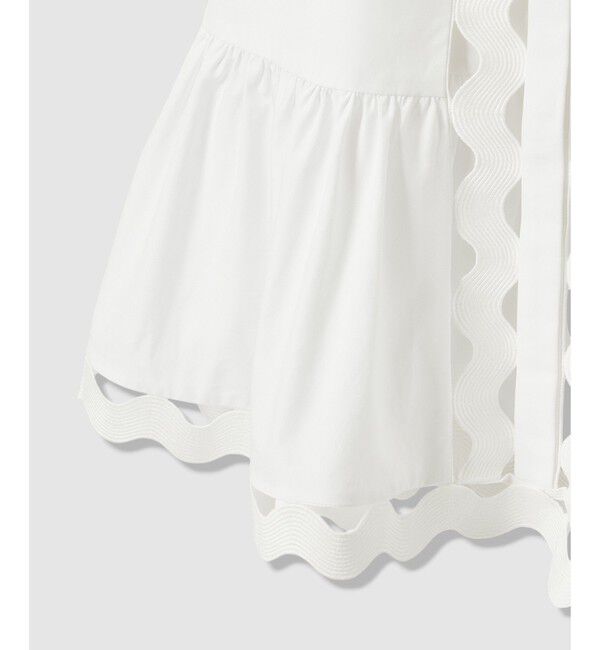 LOULOU WILLOUGHBY「【LOULOU WILLOUGHBY】フランジェンテチュニックワンピース」|ワンピース|