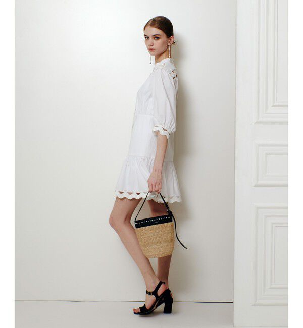 LOULOU WILLOUGHBY「【LOULOU WILLOUGHBY】フランジェンテチュニックワンピース」|ワンピース|