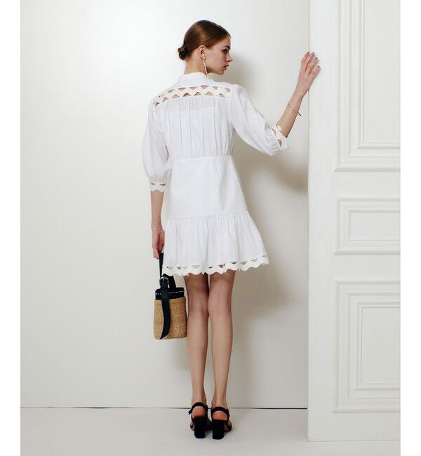 LOULOU WILLOUGHBY「【LOULOU WILLOUGHBY】フランジェンテチュニックワンピース」|ワンピース|