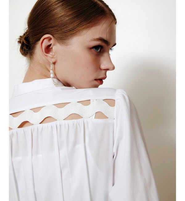 LOULOU WILLOUGHBY「【LOULOU WILLOUGHBY】フランジェンテチュニックワンピース」|ワンピース|