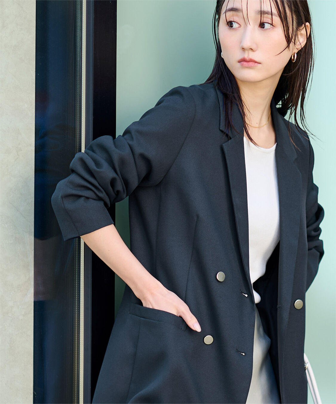 ur's「テーラードダブルブレストジャケット」|テーラードジャケット|