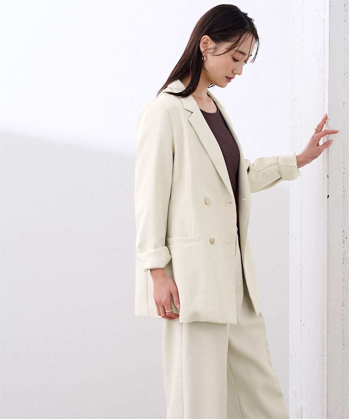 ur's「テーラードダブルブレストジャケット」|テーラードジャケット|
