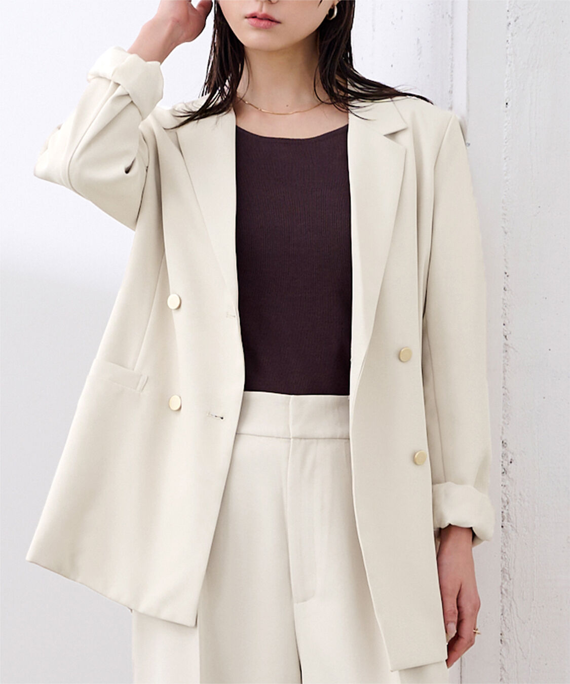 ur's「テーラードダブルブレストジャケット」|テーラードジャケット|