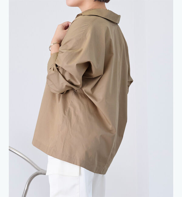 ur's「スキッパーネックドルマンスリーブオーバーサイズシャツ」|シャツ・ブラウス|