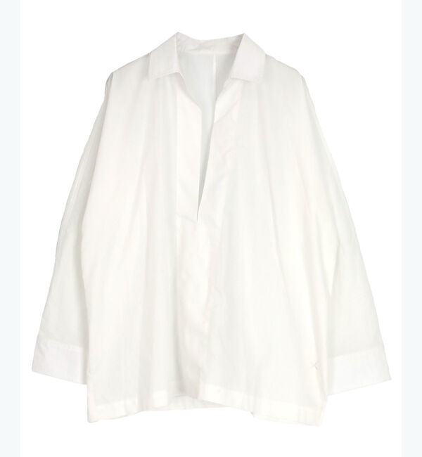 ur's「スキッパーネックドルマンスリーブオーバーサイズシャツ」|シャツ・ブラウス|